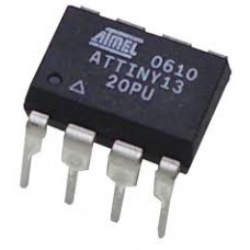 ATtiny13 - 8 Pin 10MHz 1K 4A/D - 